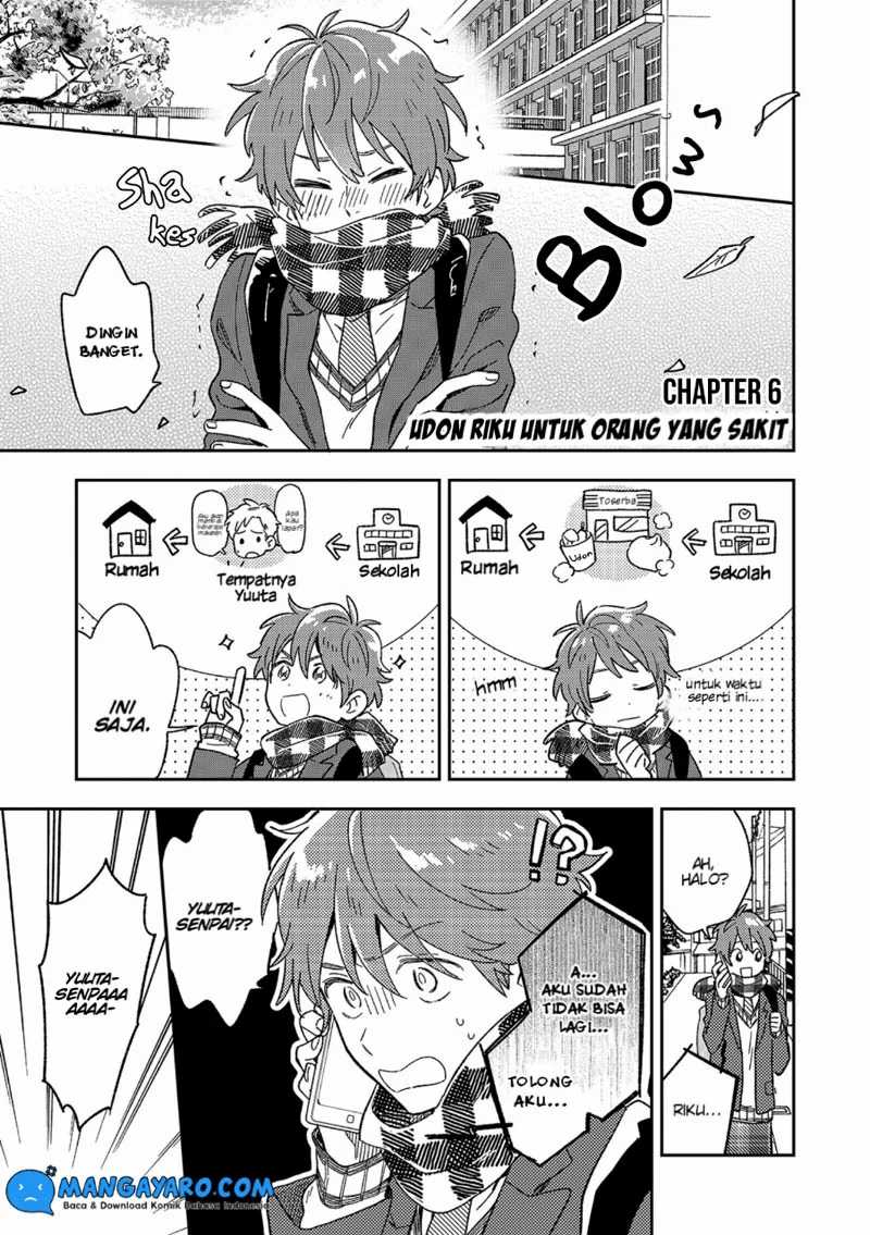 Manga Danshi Koukousei wa Kyou mo Onaka ga Suiteiru Chapter 06 gambar 2