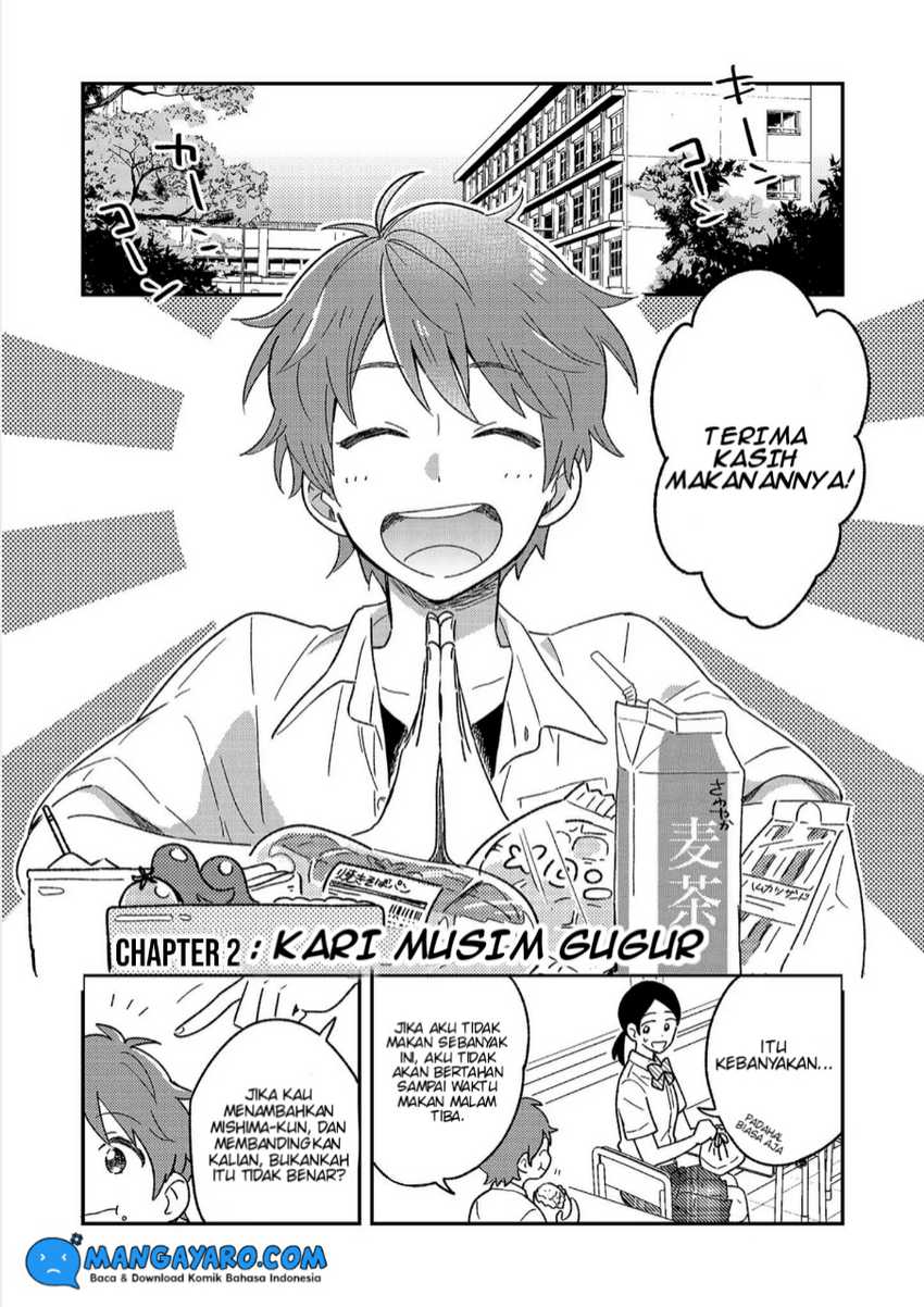 Manga Danshi Koukousei wa Kyou mo Onaka ga Suiteiru Chapter 02 gambar 2