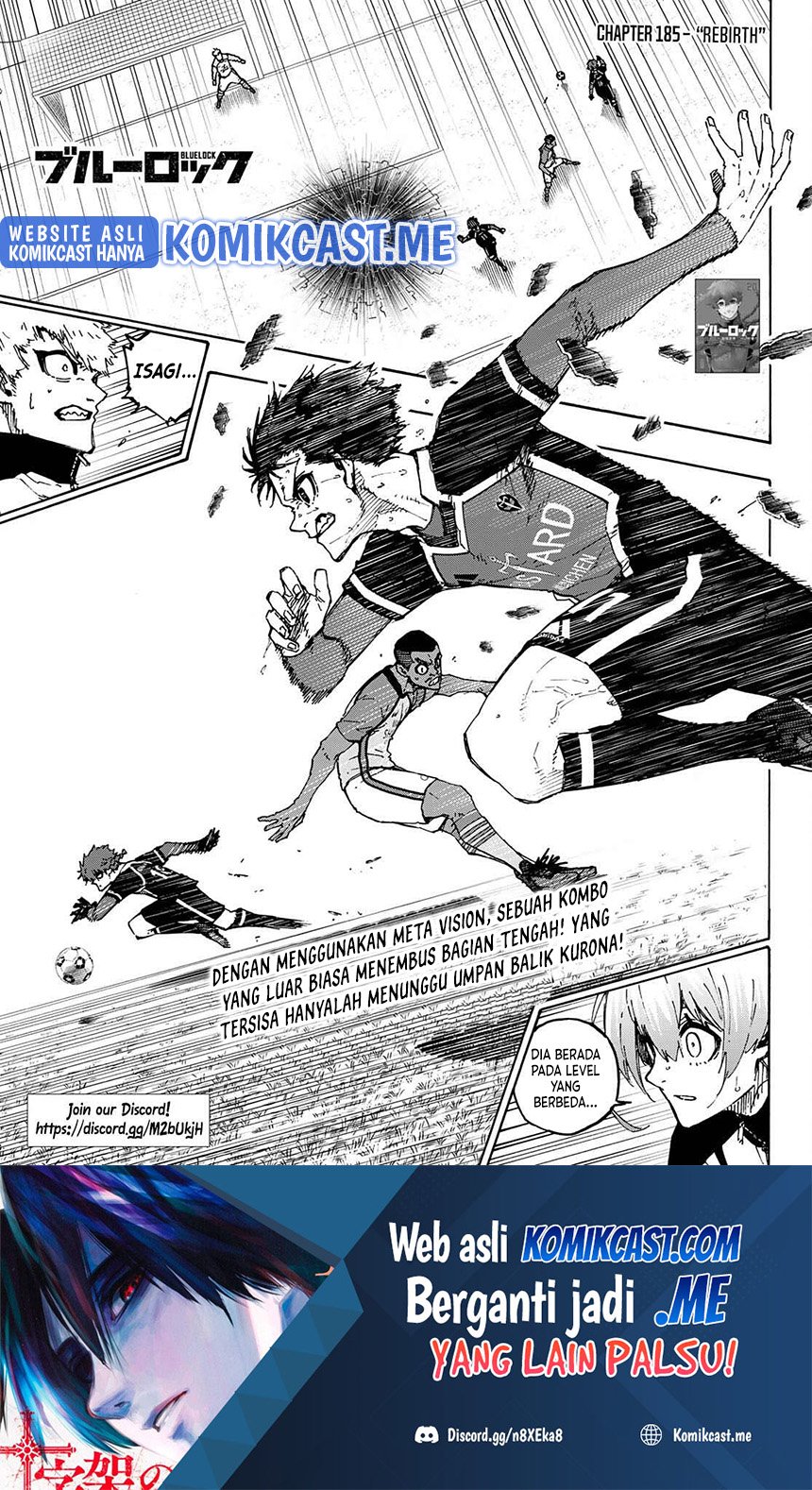 Manga Blue Lock Chapter 185 gambar 2