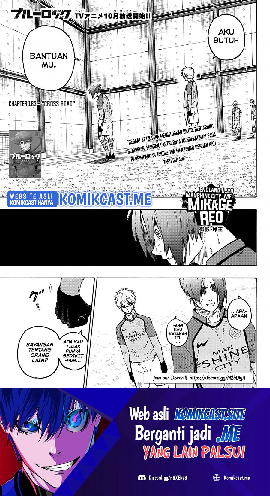 Manga Blue Lock Chapter 187 gambar 2