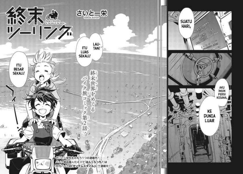 Shuumatsu Touring Chapter 02 Gambar 5