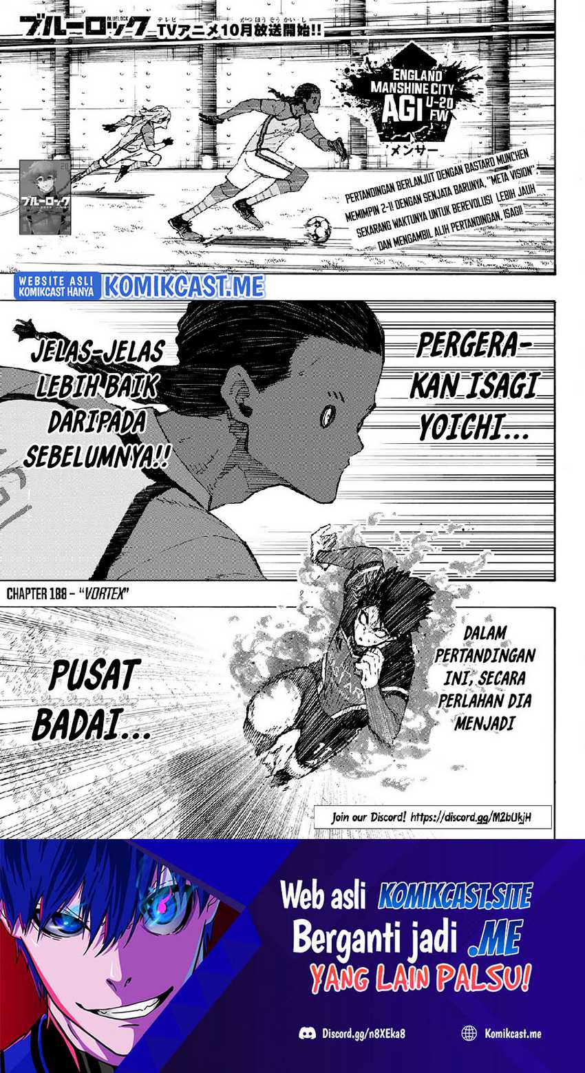 Manga Blue Lock Chapter 188 gambar 2