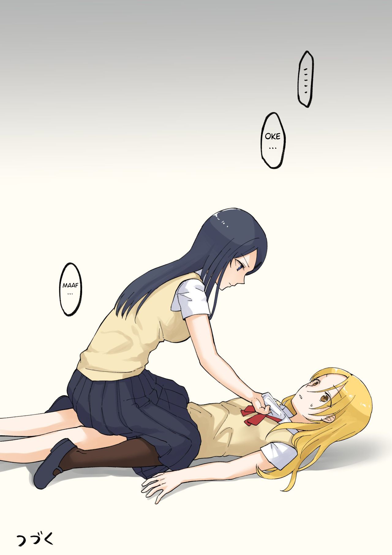 Manga 1 RT de Nakawarui Nonke Joshi-tachi ga 1-byou Kiss suru Chapter 6 gambar 2