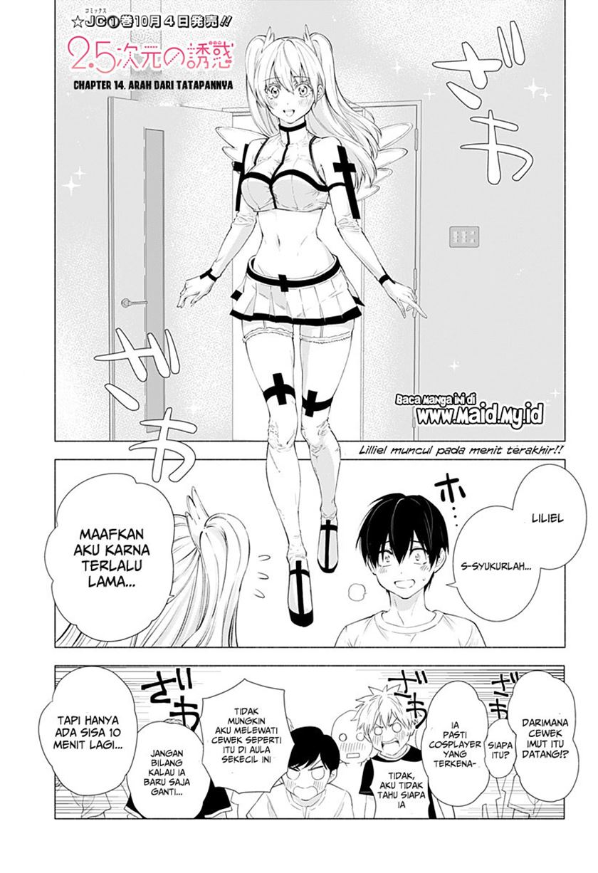 Manga 2.5 Dimensional Seduction Chapter 14 gambar 2