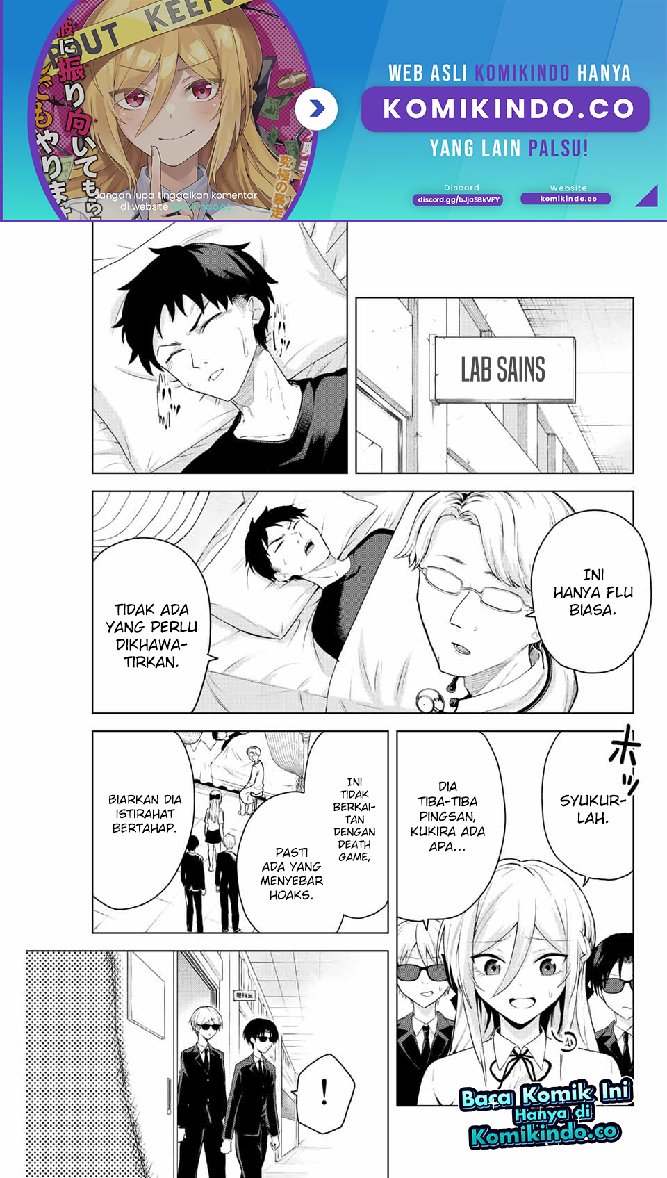 Manga The Death Game Is All That Saotome-san Has Left Chapter 12 gambar 2