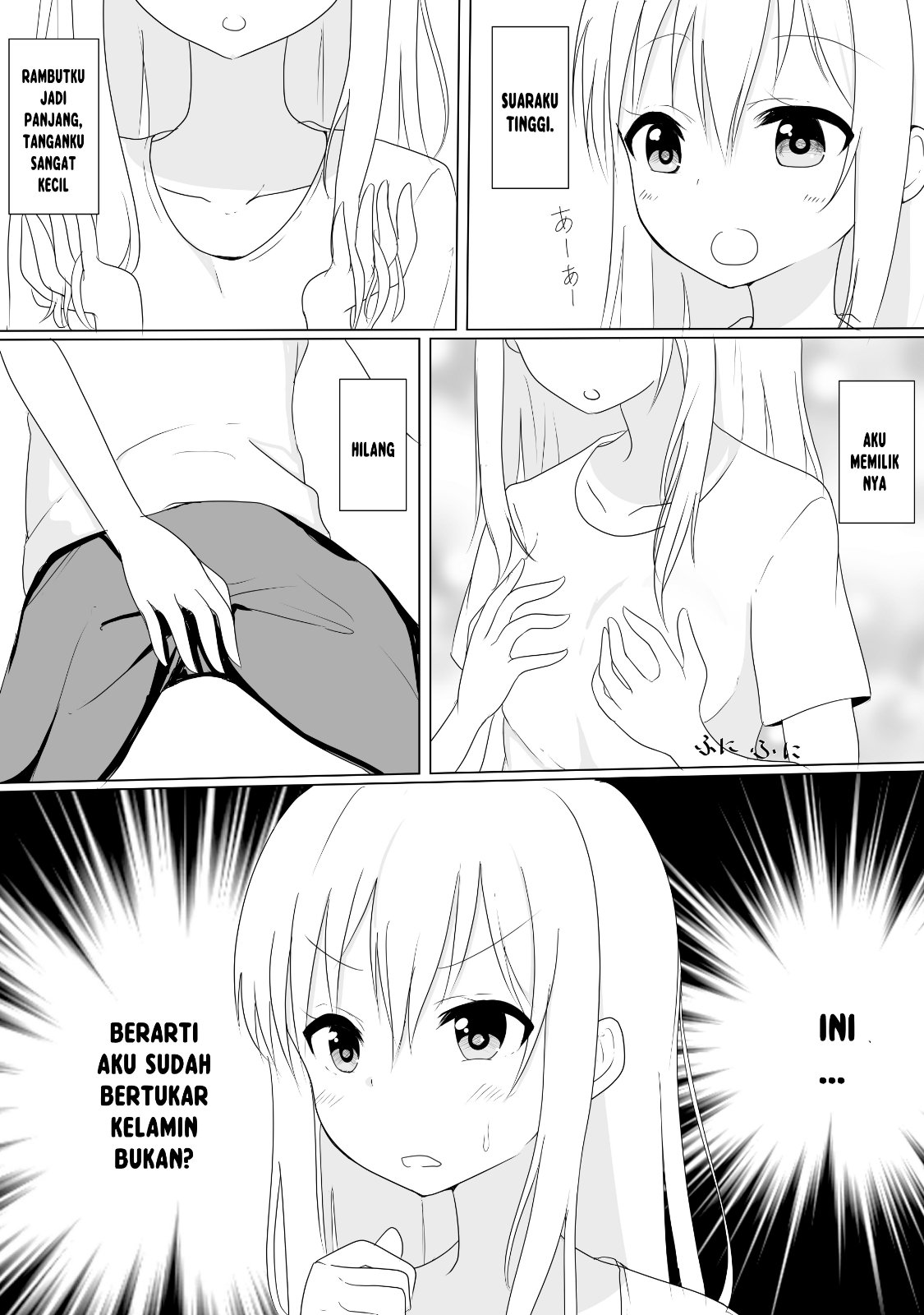 Manga A Boy Who Loves Genderswap Got Genderswapped, so He Acts Out His Ideal Genderswap Girl Chapter 1 gambar 2