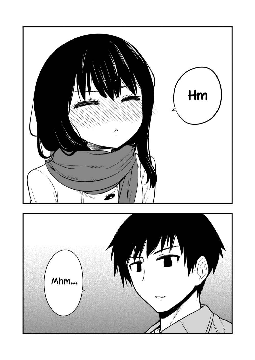 Manga A Relationship Communicated Through “Hm” and “Mhm” Chapter 00.1 gambar 2