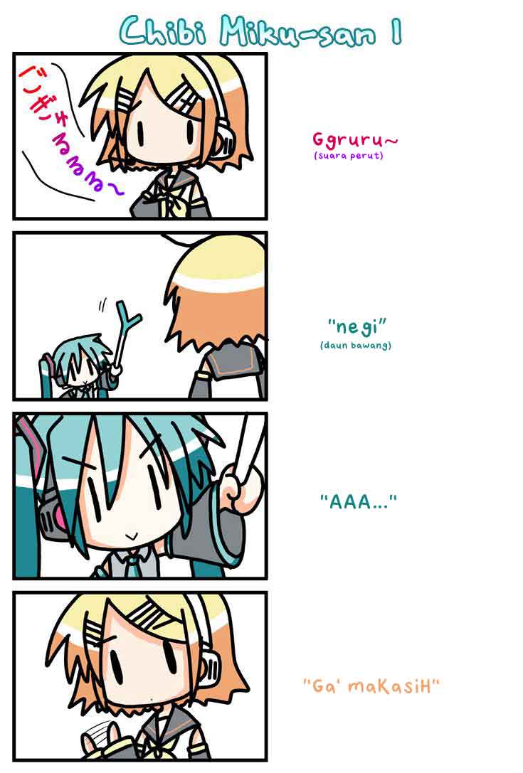 Chibi Miku-san Chapter 1 halaman 2