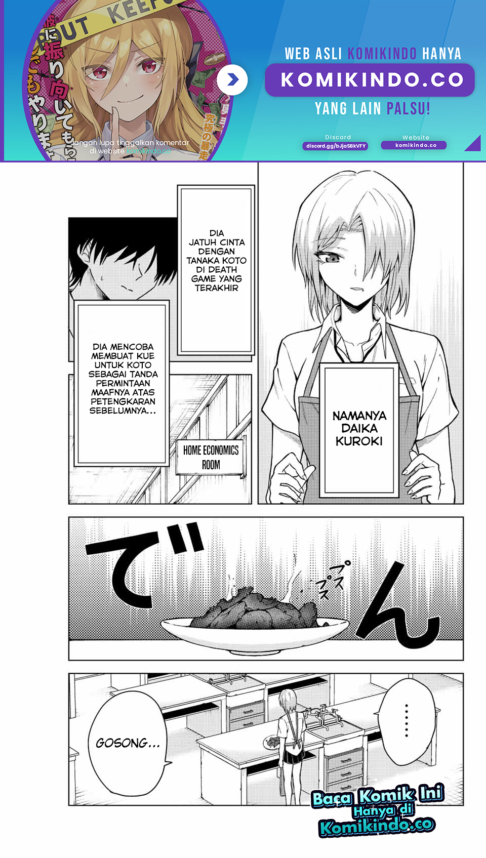 Manga The Death Game Is All That Saotome-san Has Left Chapter 19 gambar 2