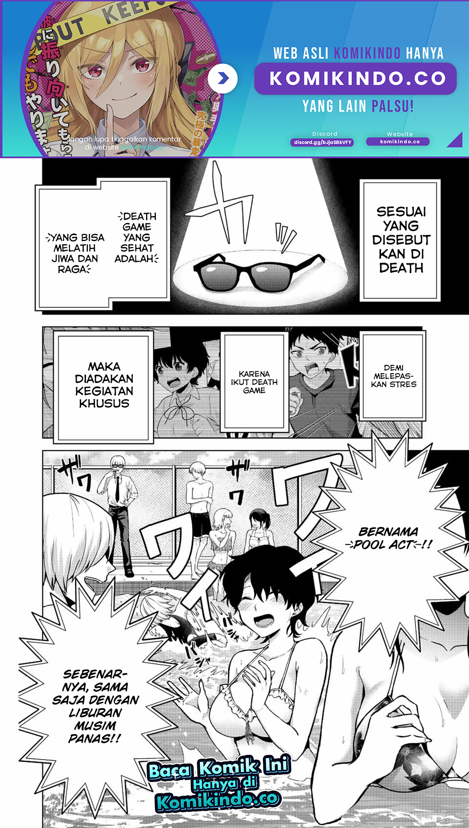Manga The Death Game Is All That Saotome-san Has Left Chapter 20 gambar 2