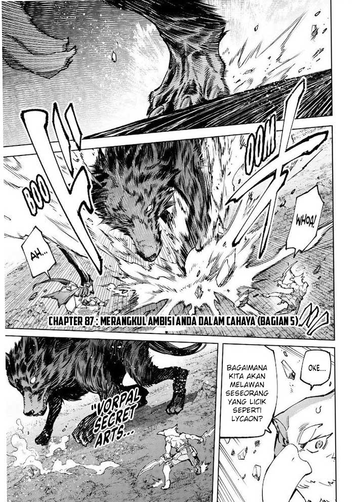 Manga Shangri-La Frontier ~ Kusoge Hunter, Kamige ni Idoman to su~ Chapter 87 gambar 2