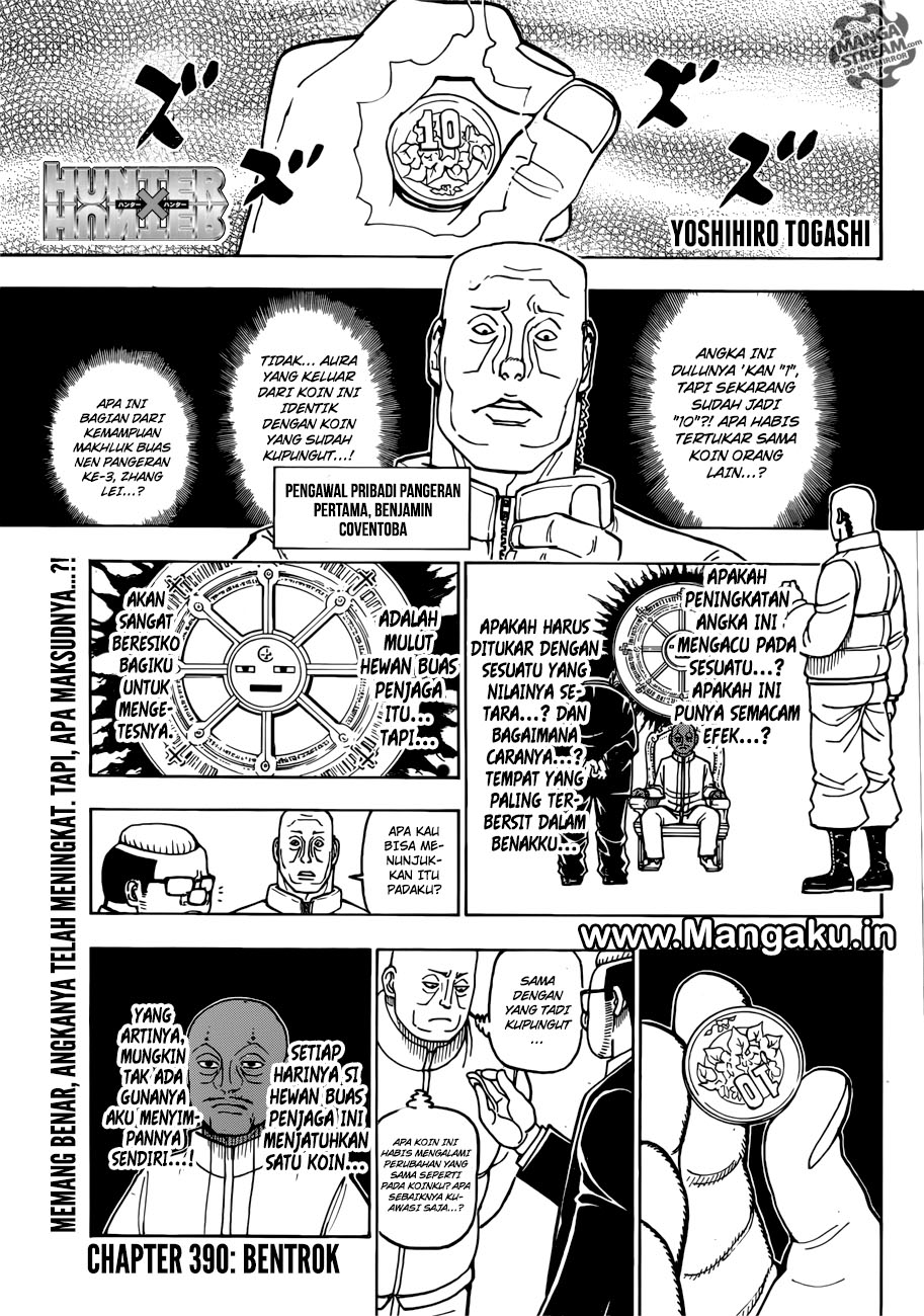 Manga Hunter x Hunter Chapter 390 gambar 2