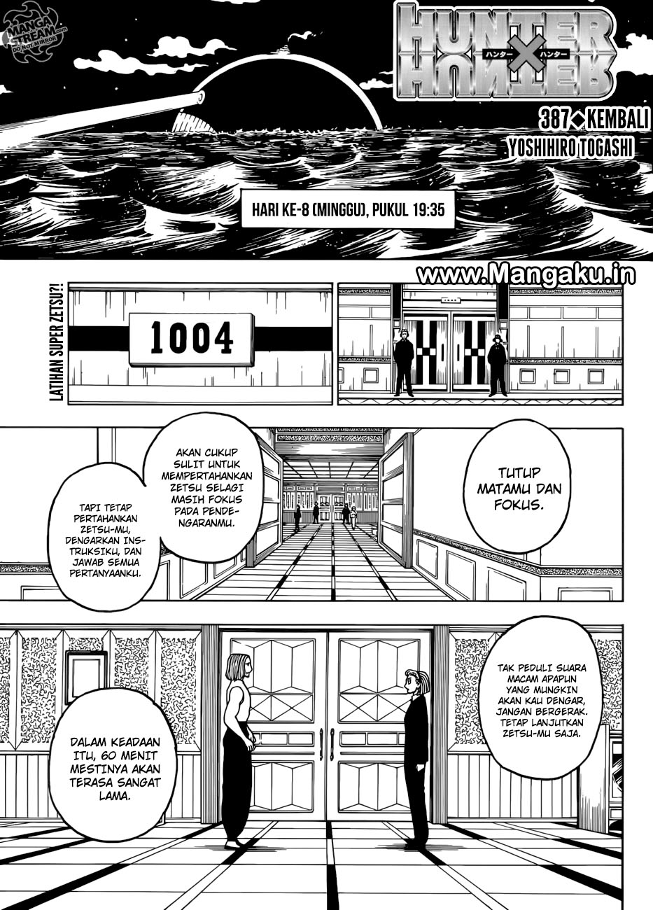 Manga Hunter x Hunter Chapter 387 gambar 2