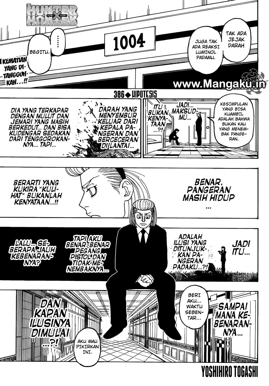 Manga Hunter x Hunter Chapter 386 gambar 2