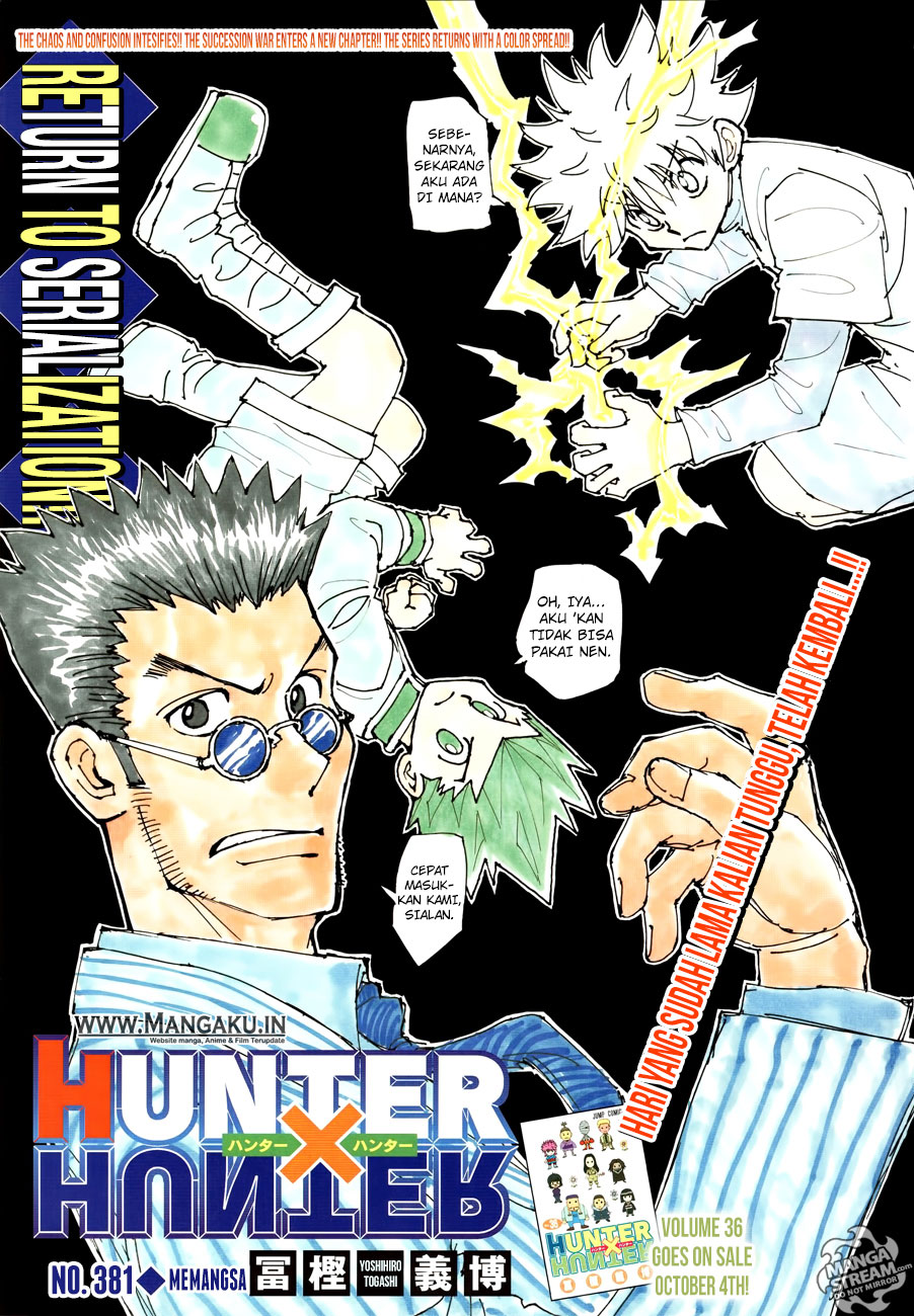 Manga Hunter x Hunter Chapter 381 gambar 2