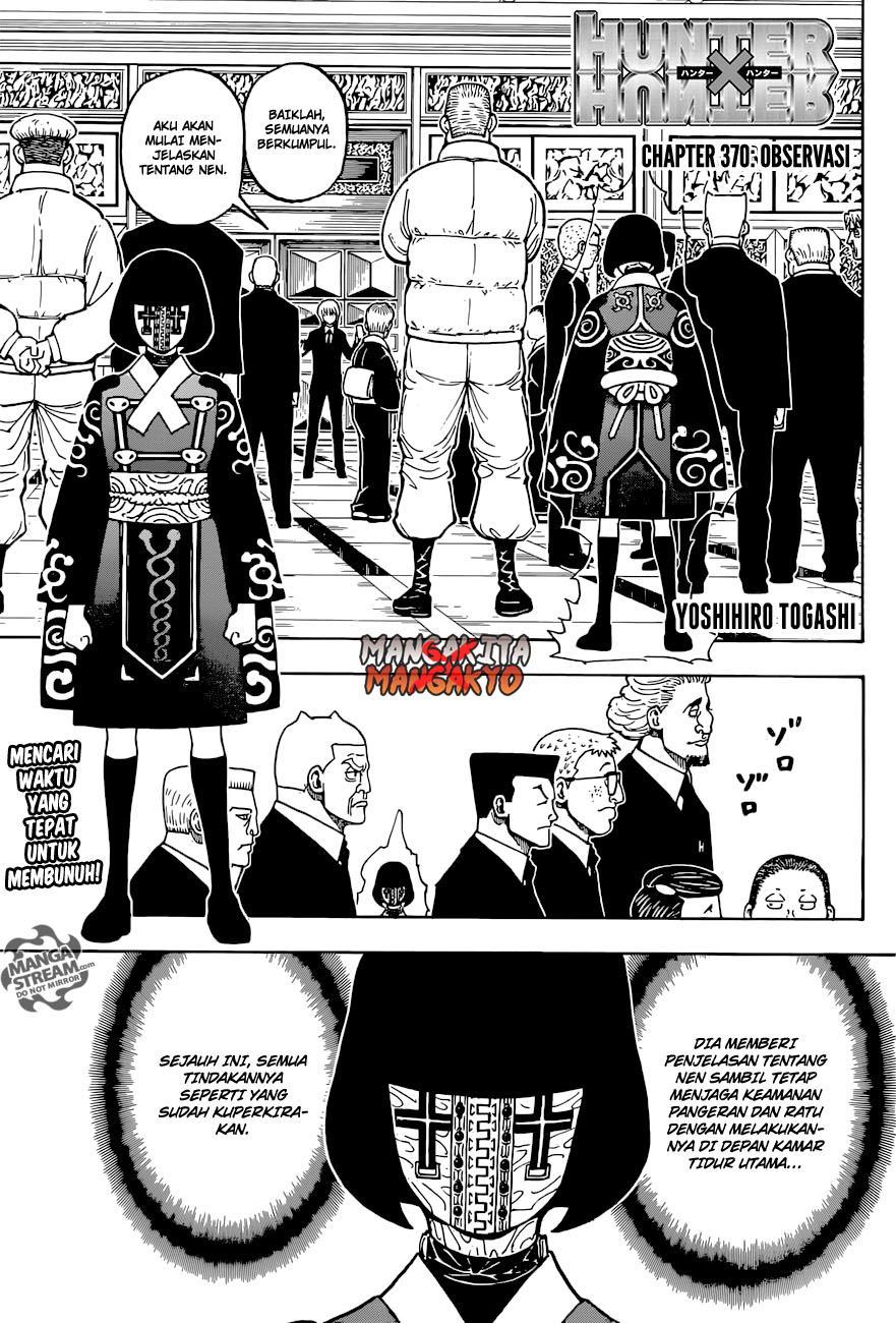 Manga Hunter x Hunter Chapter 370 gambar 2