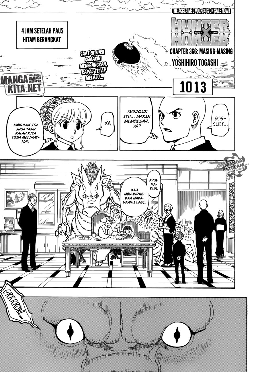 Manga Hunter x Hunter Chapter 366 gambar 2