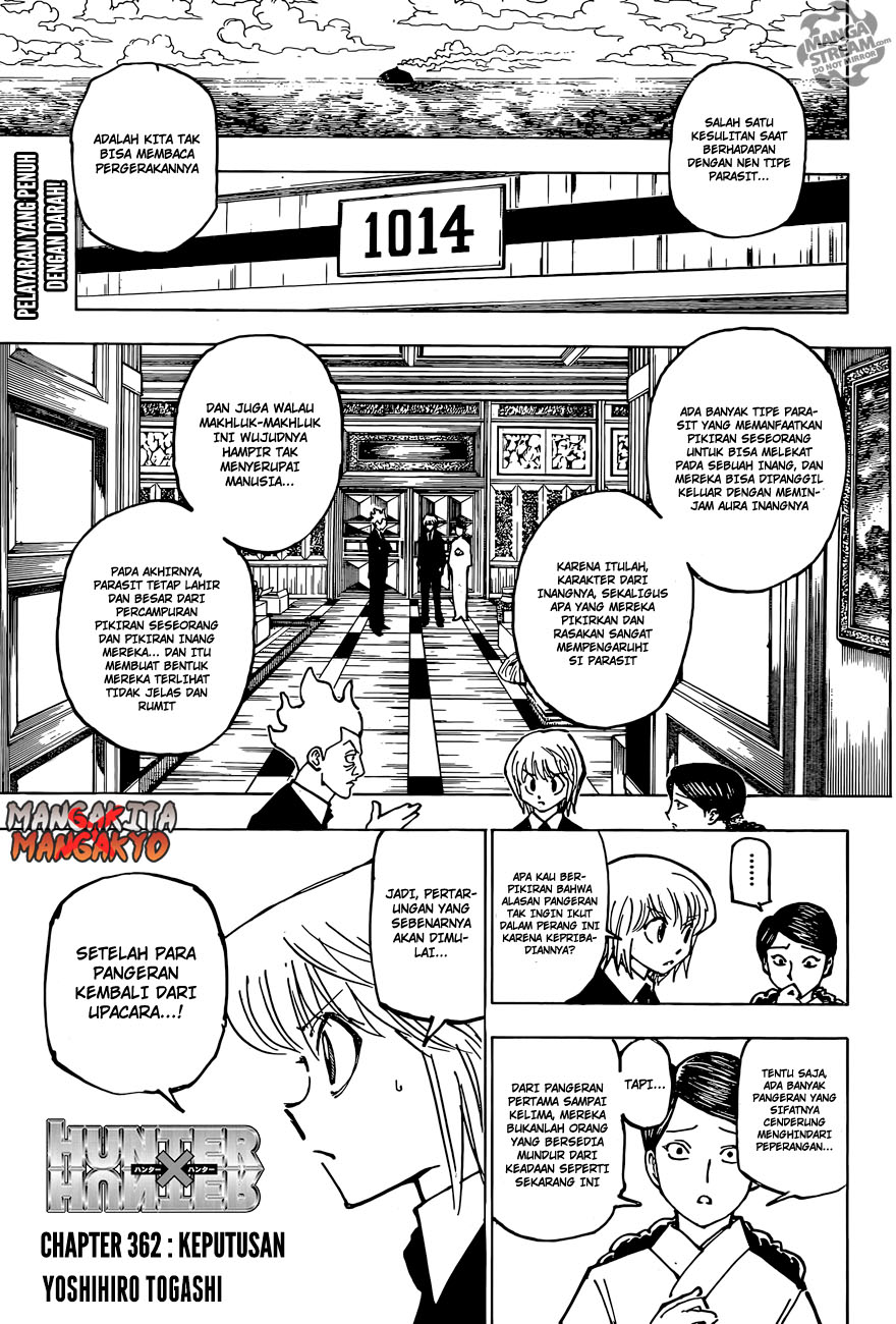 Manga Hunter x Hunter Chapter 362 gambar 2