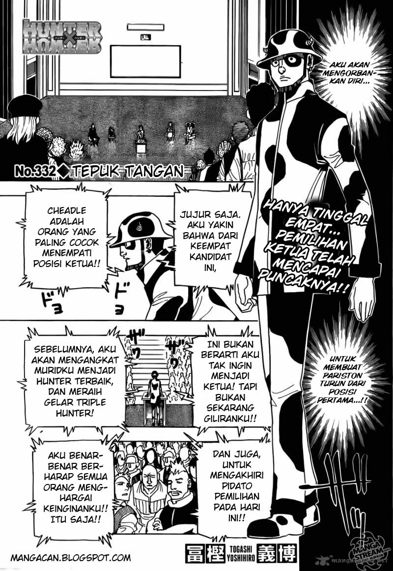 Manga Hunter x Hunter Chapter 332 gambar 2