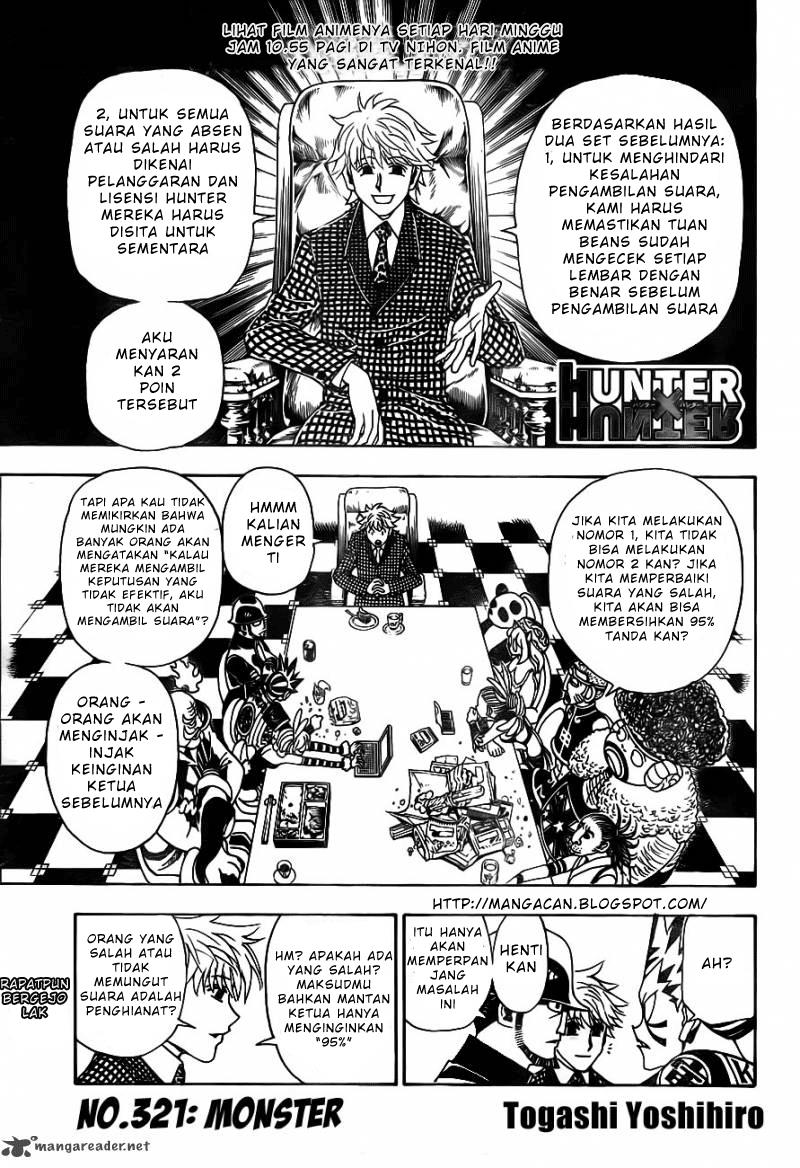 Manga Hunter x Hunter Chapter 321 gambar 2