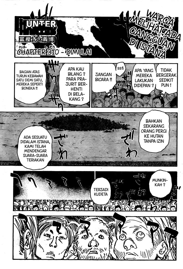 Manga Hunter x Hunter Chapter 310 gambar 2