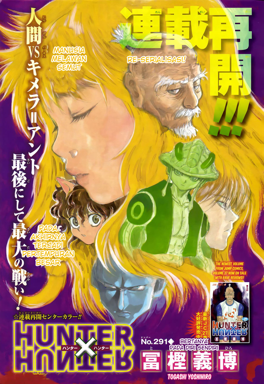 Manga Hunter x Hunter Chapter 291 gambar 2