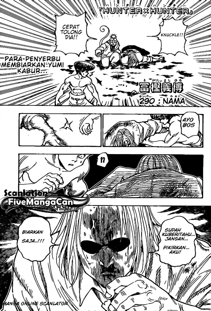 Manga Hunter x Hunter Chapter 290 gambar 2