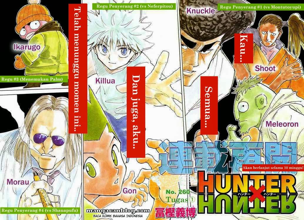 Manga Hunter x Hunter Chapter 261 gambar 2