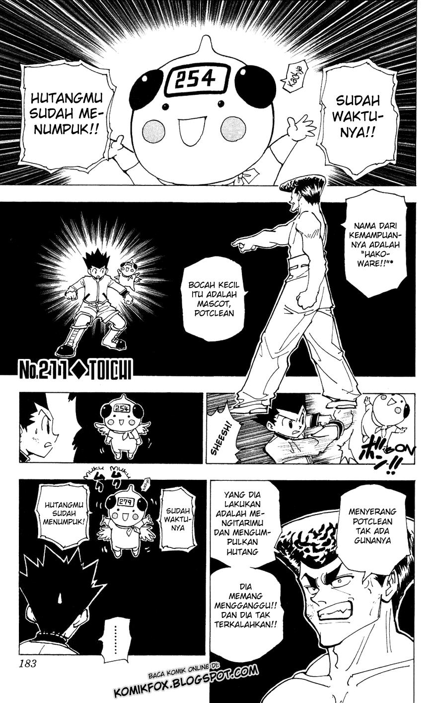 Manga Hunter x Hunter Chapter 211 gambar 2