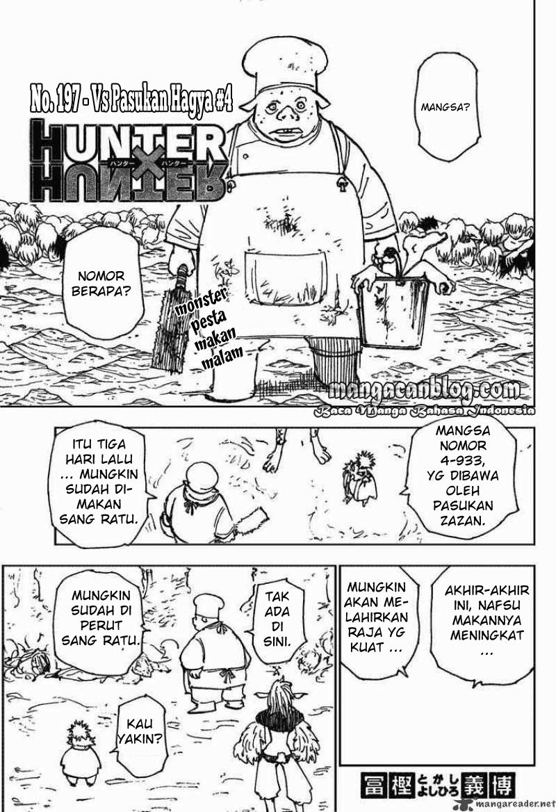 Manga Hunter x Hunter Chapter 197 gambar 2