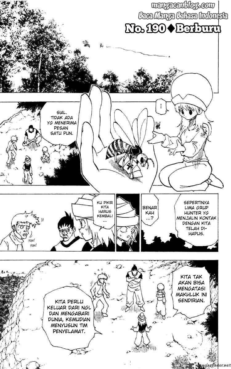 Manga Hunter x Hunter Chapter 190 gambar 2