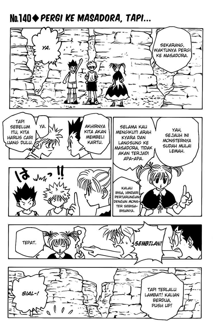 Manga Hunter x Hunter Chapter 140 gambar 2