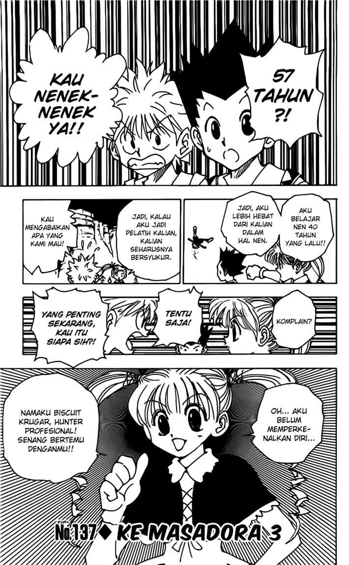 Manga Hunter x Hunter Chapter 137 gambar 2