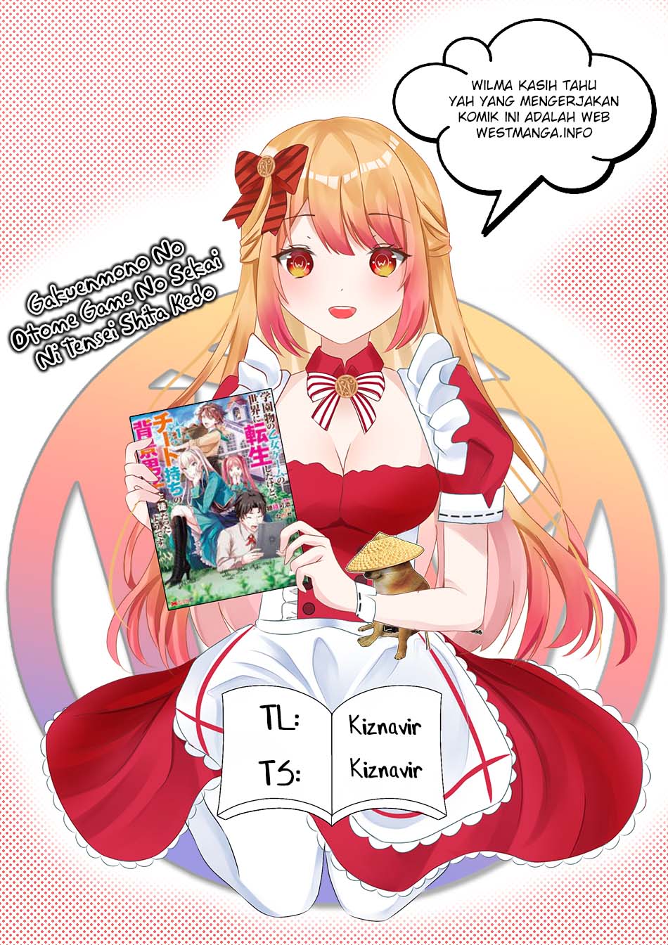 Manga Gakuenmono No Otome Game No Sekai Ni Tensei Shita Kedo, Cheat-Mochi No Haikei Danshi Seitodatta You Desu Chapter 09.2 gambar 2