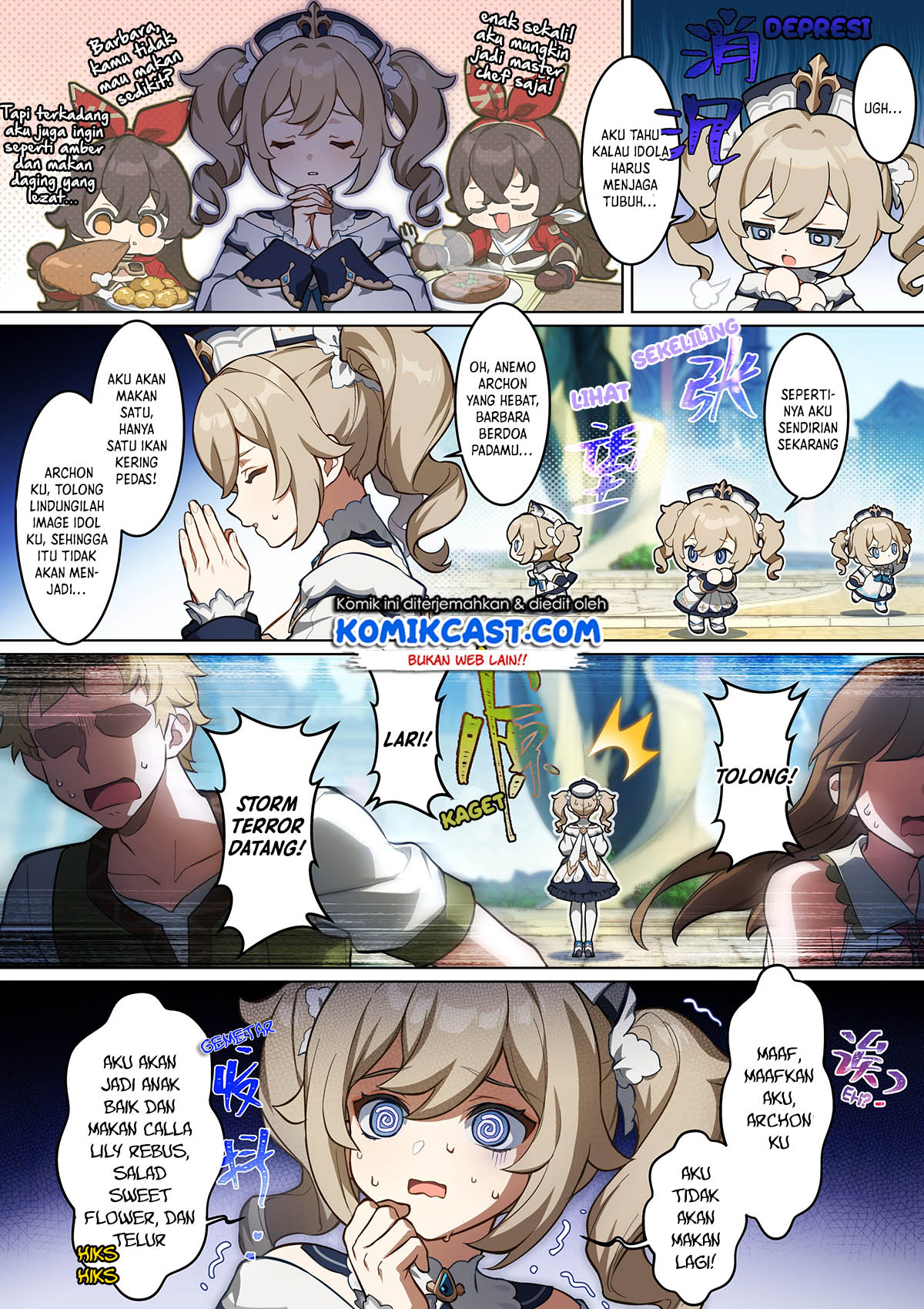 Manhua Genshin Impact 4-koma Chapter 8 gambar 2