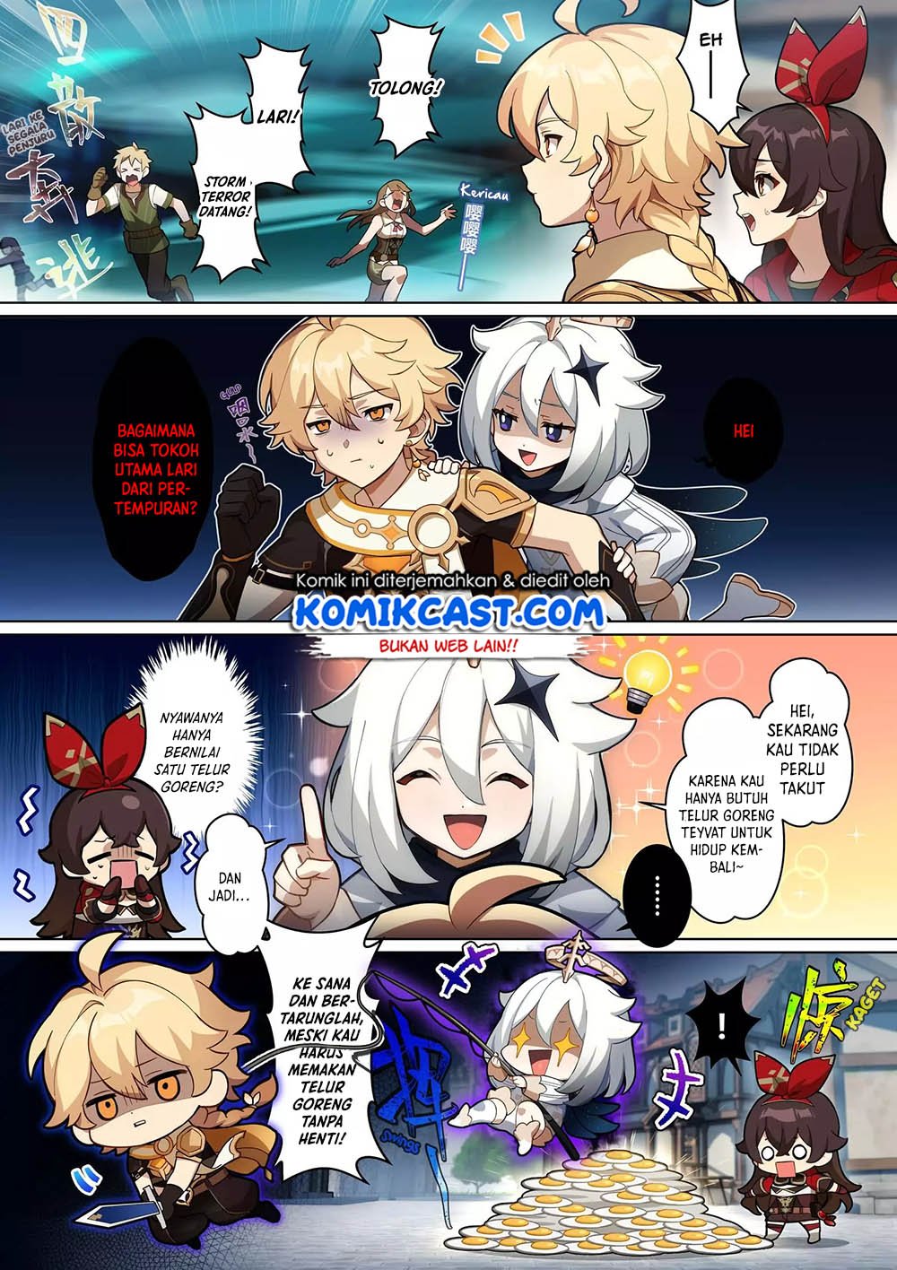 Manhua Genshin Impact 4-koma Chapter 7 gambar 2