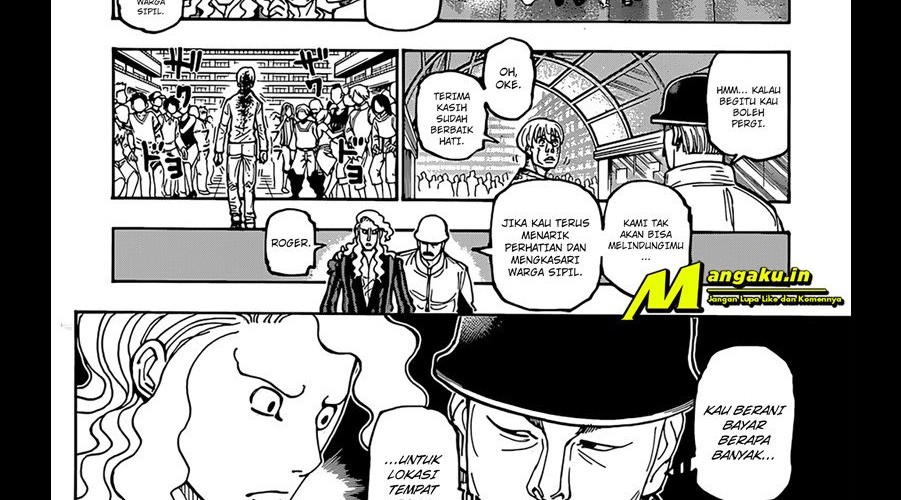 Manga Hunter x Hunter Chapter 392 gambar 2