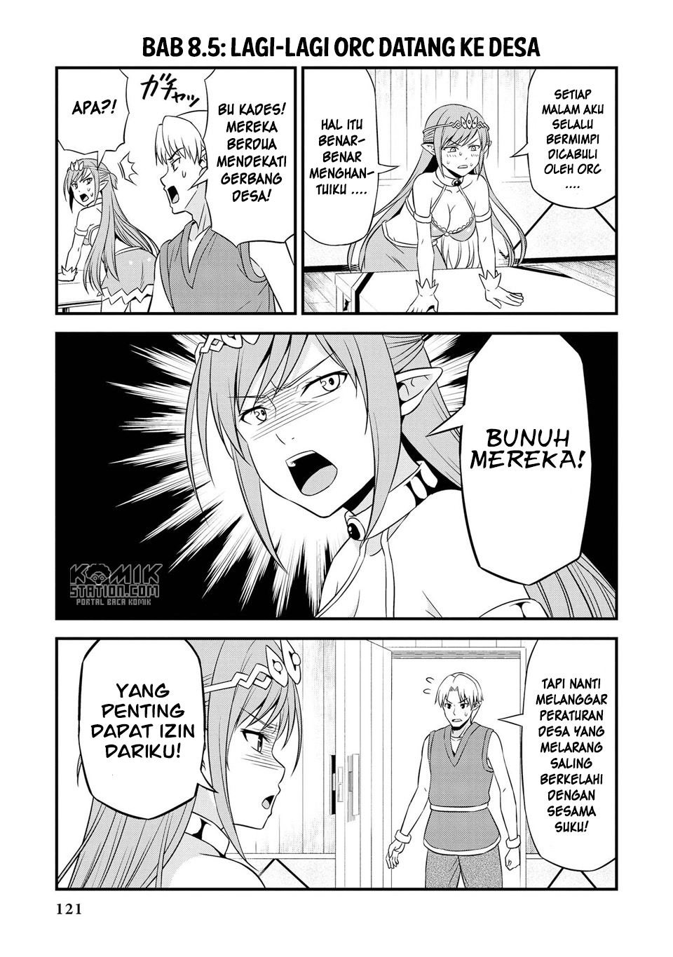 Manga Hentai Elf to Majime Orc Chapter 9.9 gambar 2