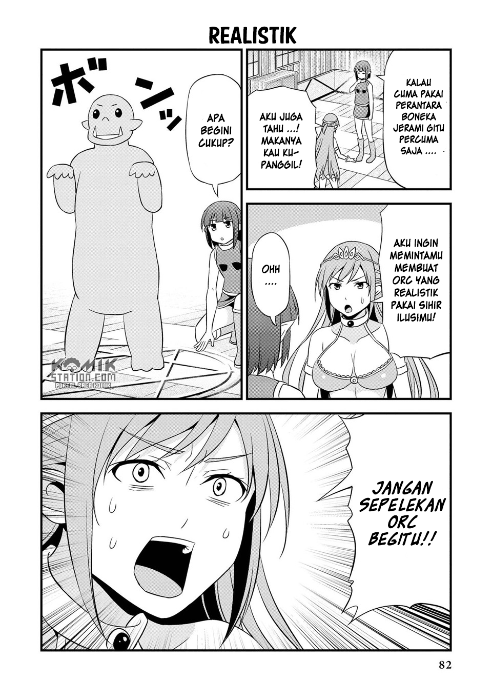 Manga Hentai Elf to Majime Orc Chapter 9.8 gambar 2