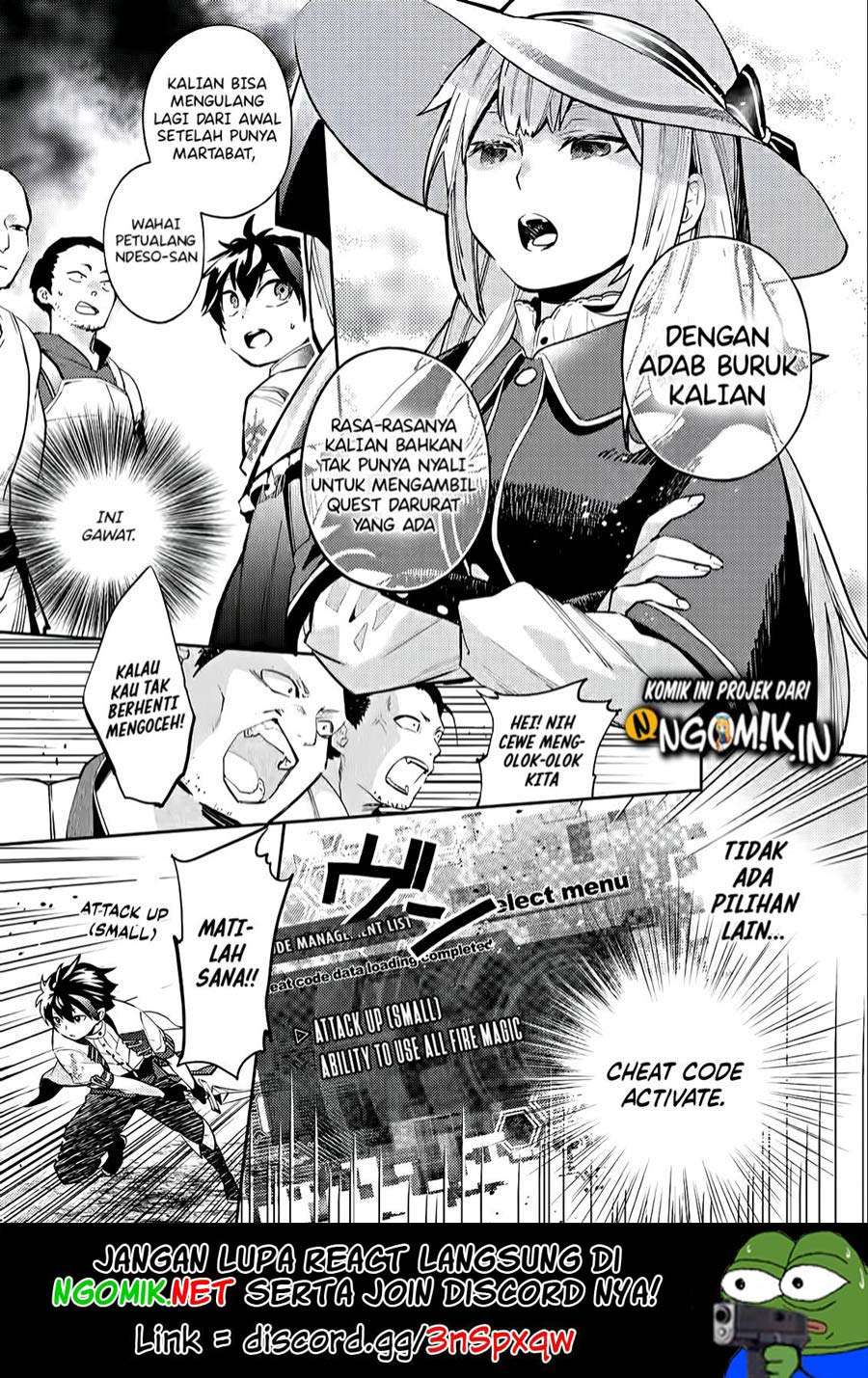 Manga Hey The Cheat Code Management Skill which was thought to be useless is too monstrous Chapter 1.3 gambar 2