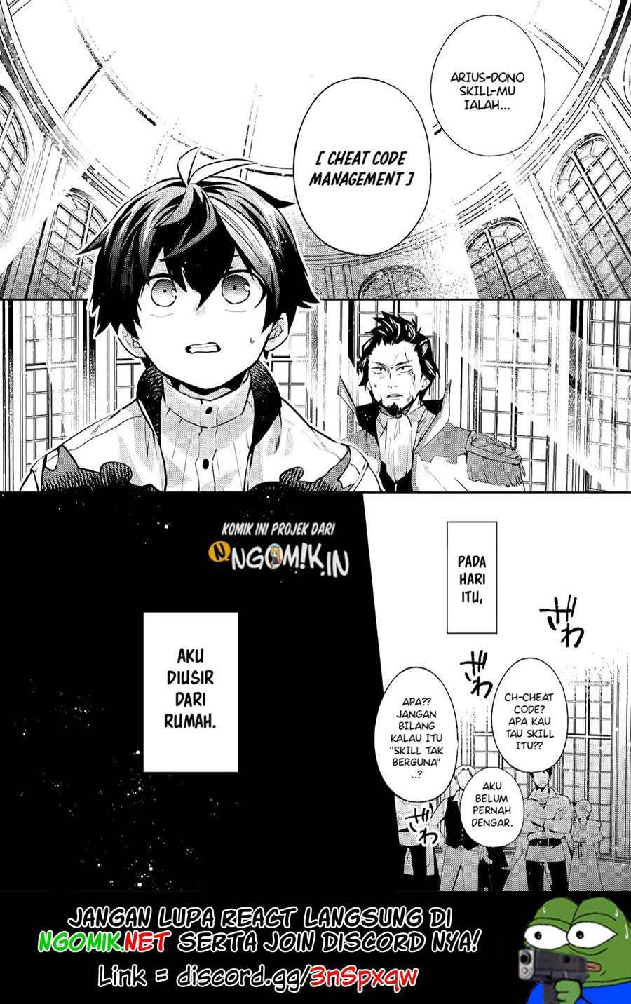 Manga Hey The Cheat Code Management Skill which was thought to be useless is too monstrous Chapter 1.1 gambar 2