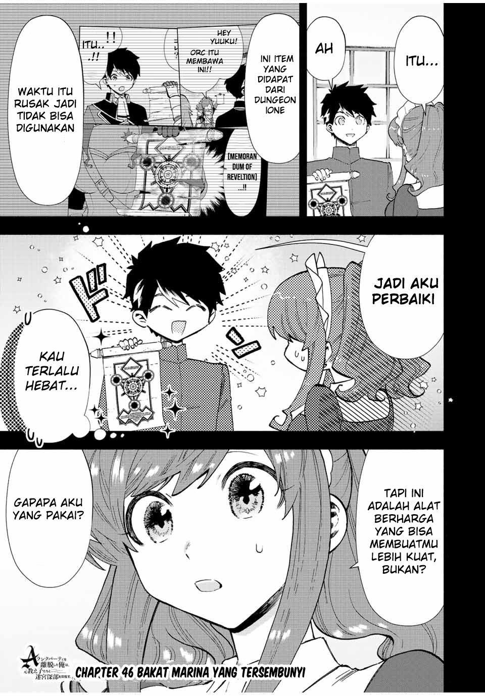 Manga A Rank Party wo Ridatsu Shita Ore wa, Moto Oshiego Tachi to Meikyuu Shinbu wo Mezasu Chapter 46 gambar 2