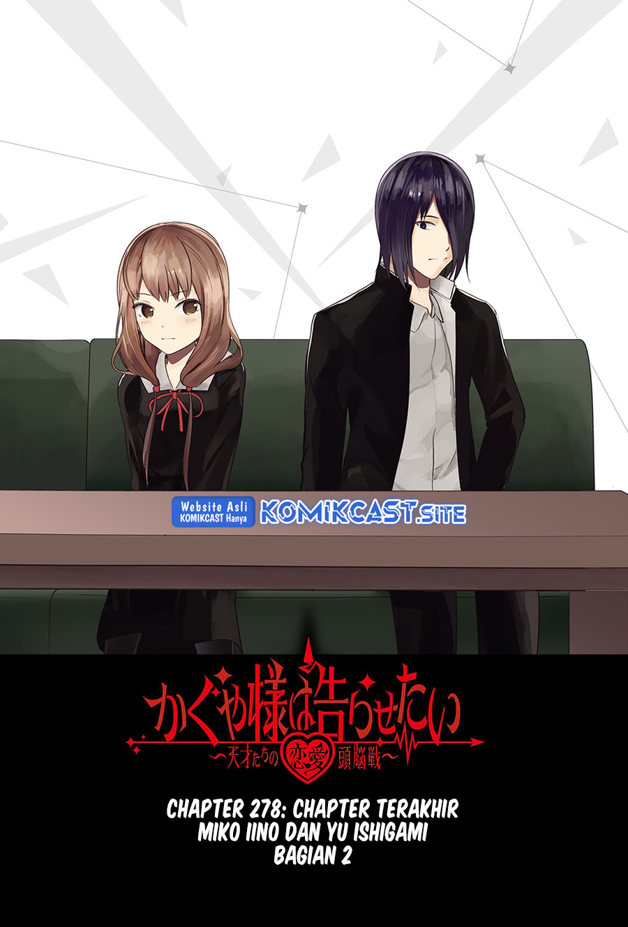 Manga Kaguya-sama wa Kokurasetai – Tensai-tachi no Renai Zunousen Chapter 278 gambar 2