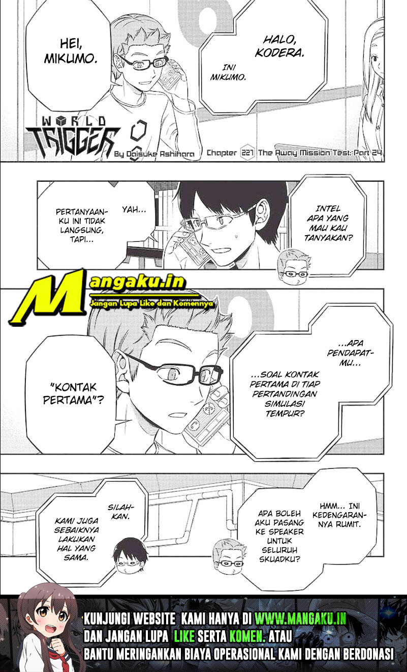 Manga World Trigger Chapter 227 gambar 2