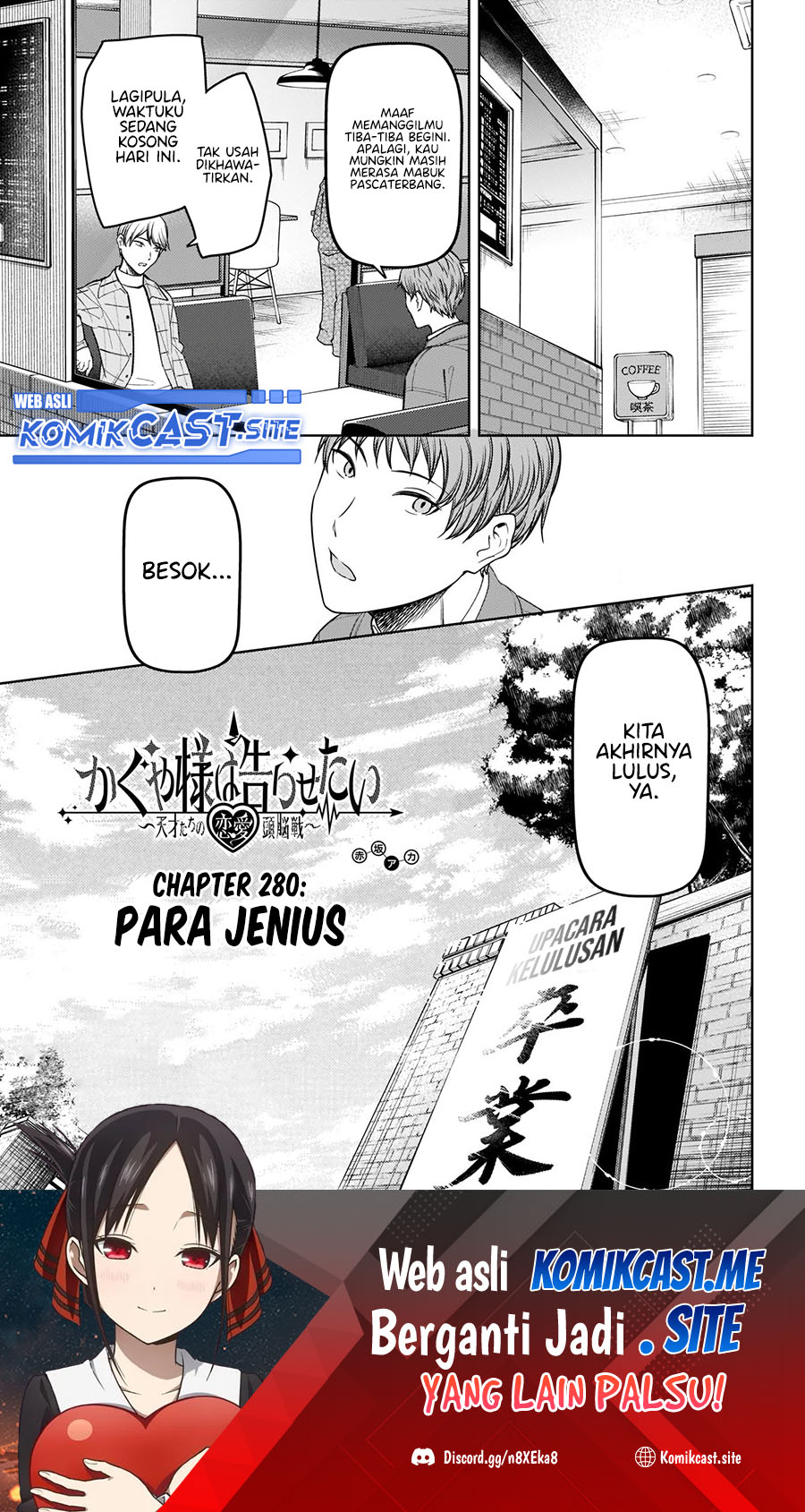 Manga Kaguya-sama wa Kokurasetai – Tensai-tachi no Renai Zunousen Chapter 280 gambar 2
