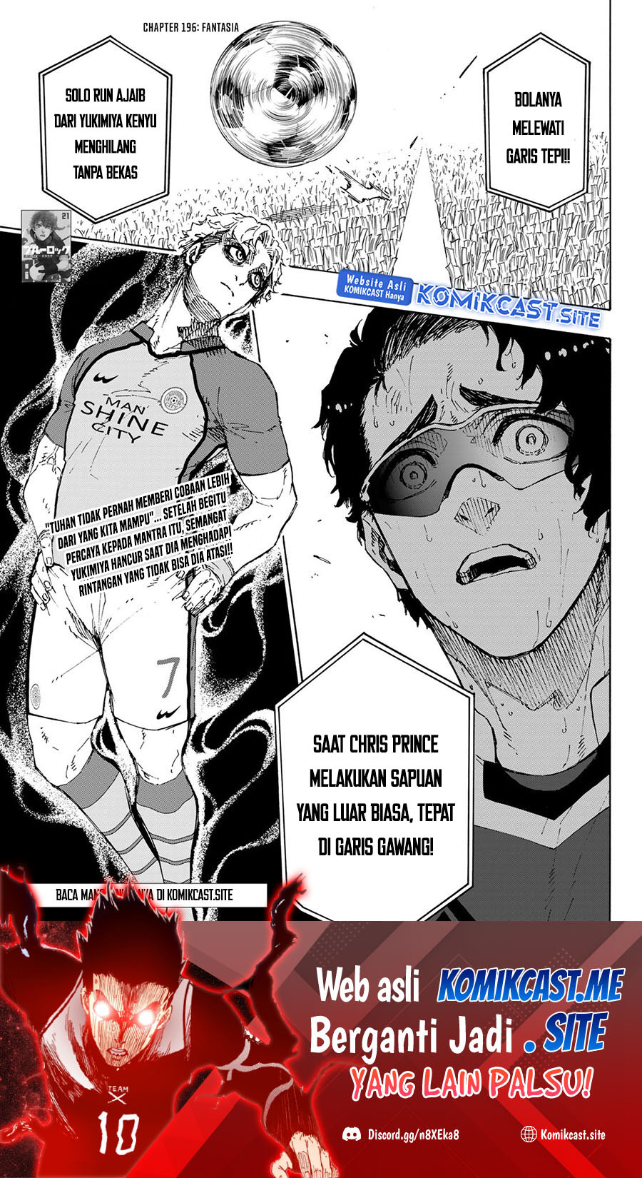 Manga Blue Lock Chapter 196 gambar 2