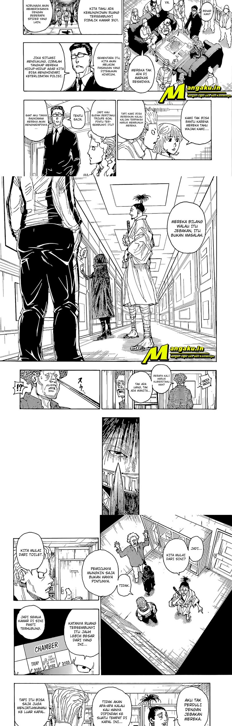 Manga Hunter x Hunter Chapter 395 gambar 2