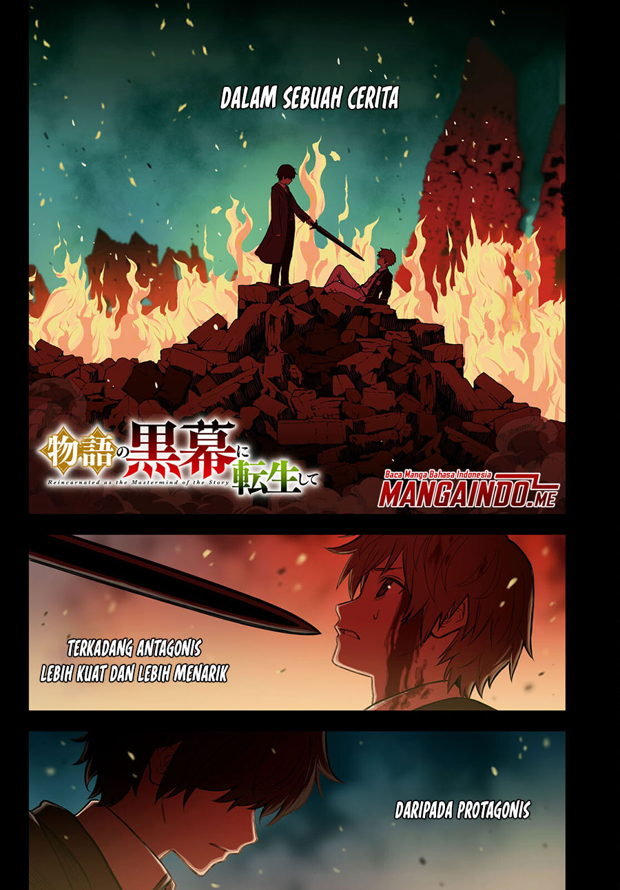 Manga Monogatari no Kuromaku ni Tensei shite Chapter 00.1 gambar 2