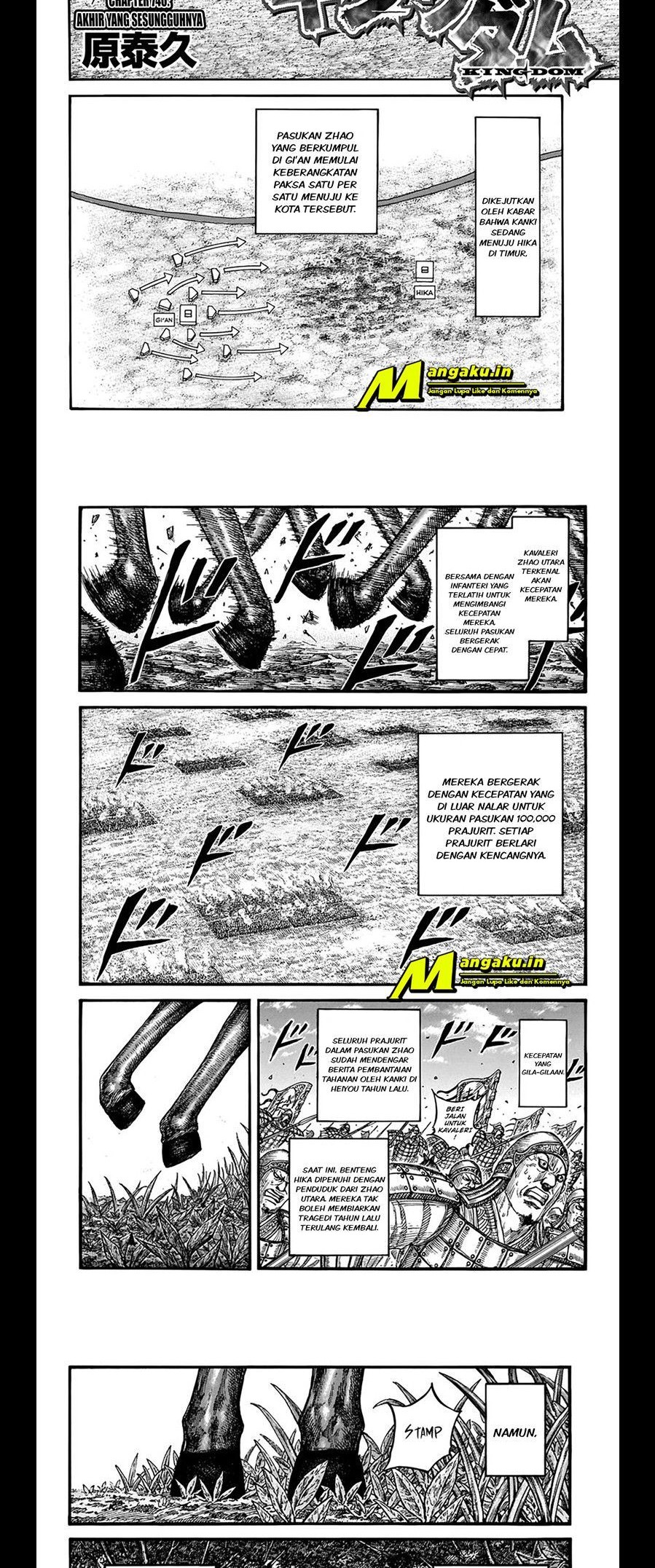 Manga Kingdom Chapter 740 gambar 2