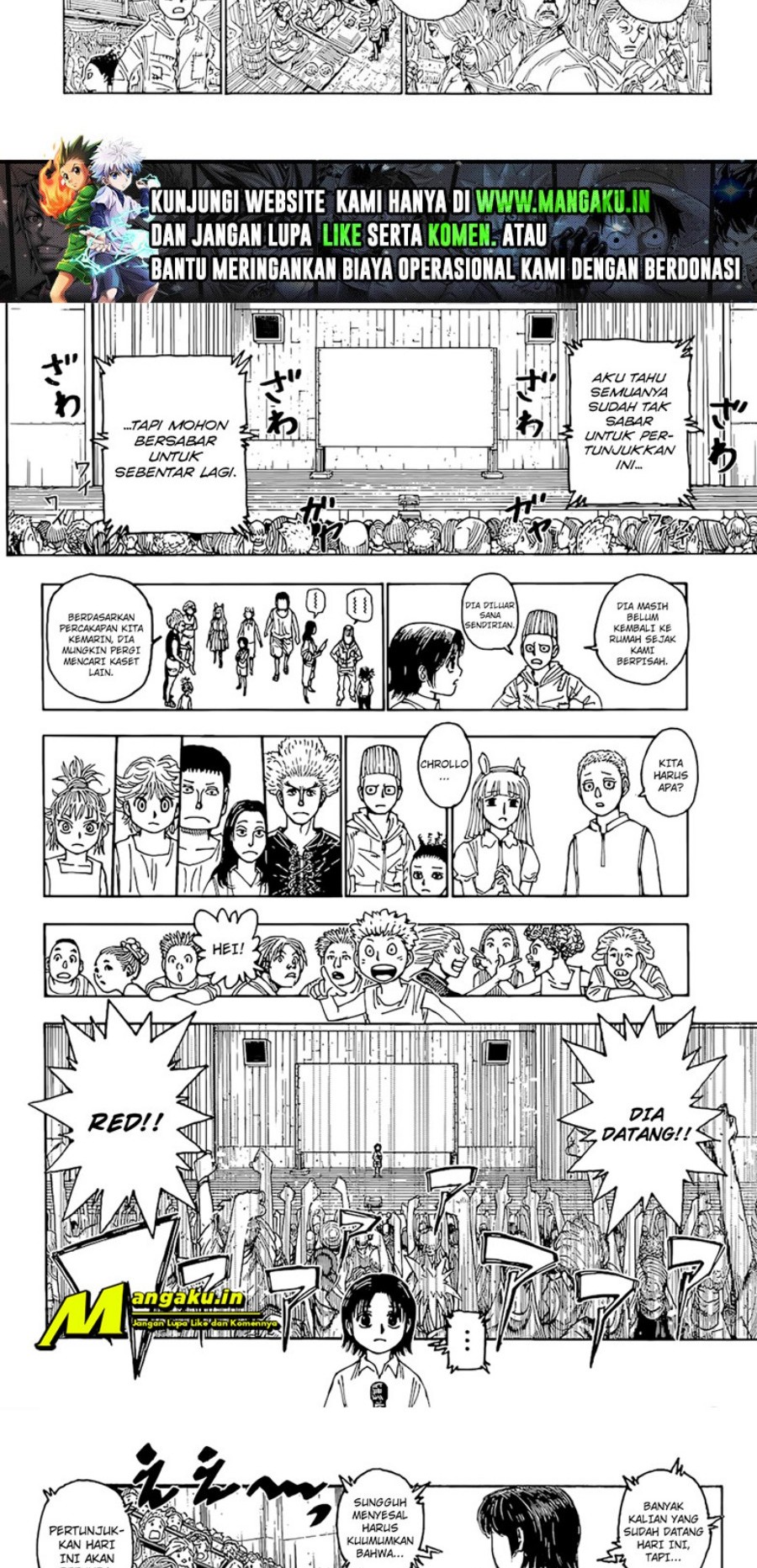 Manga Hunter x Hunter Chapter 397 gambar 2